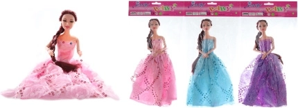 Muñeca articulada con vestido 30 cm