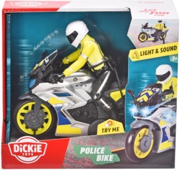 Motocicleta de policía SOS 17 cm