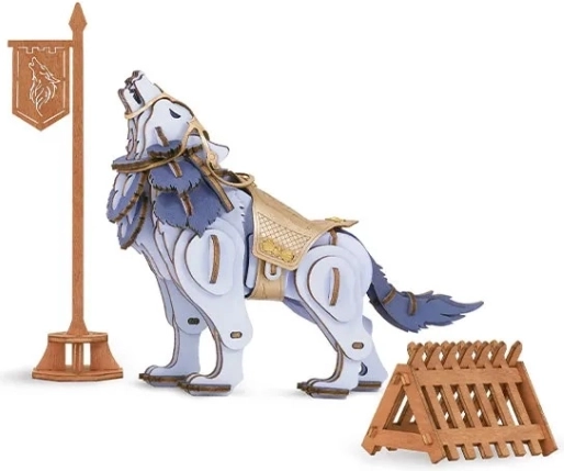Puzzle de madera 3D Lobo Guerrero