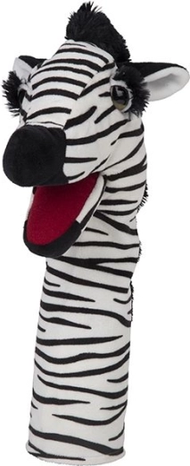 Nature Planet cebra de peluche tipo marioneta de mano