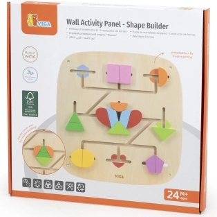 Juego de pared de madera para crear bloques