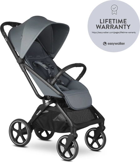 Easywalker Rockey L cochecito deportivo Pure Black