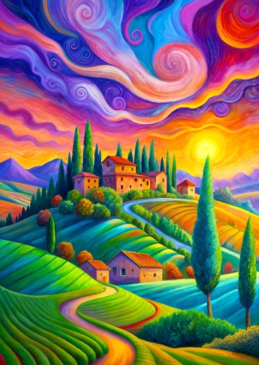 Enjoy Puzzle Luz toscana 1000 piezas