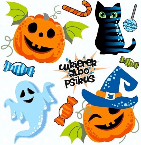 Parches termoadhesivos Halloween – hoja pequeña