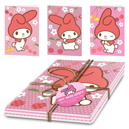My Melody set de cuadernos A5 (3 uds.)
