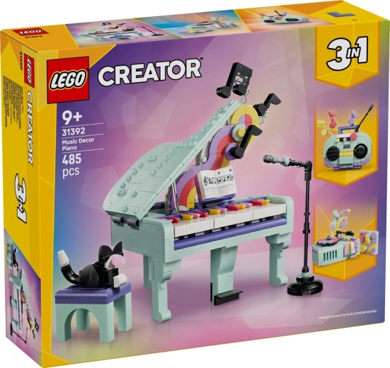 LEGO Creator 3 en 1 piano decorativo con gato