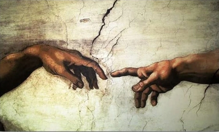 NORIMPEX Pintura por números Icono de la creación de Adán 40 × 50 cm
