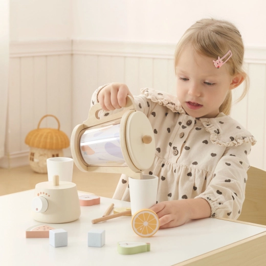 Juego realista de bar de smoothies