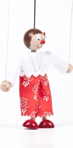 GERLICH marioneta de madera Maruška 12 cm