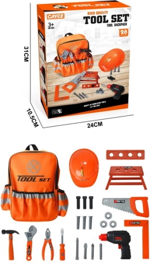 Set de herramientas infantiles con mochila