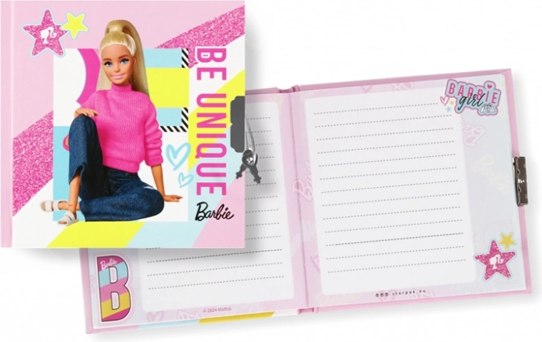 Diario de Barbie con candado - 1 pieza