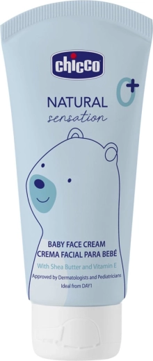 Chicco crema facial infantil con manteca de karité y vitamina E Natural Sensation 50 ml