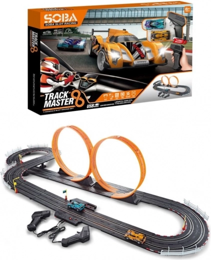 Pista de coches con looping USB