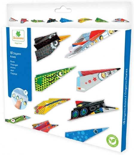 Aviones de origami – kit creativo para niños