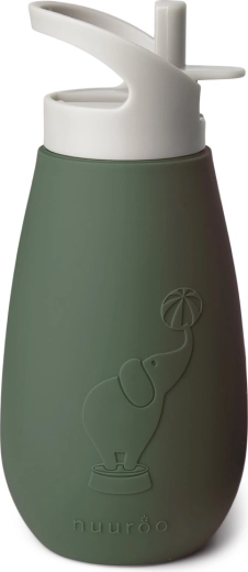 NuuRoo Pax botella de silicona dusty green