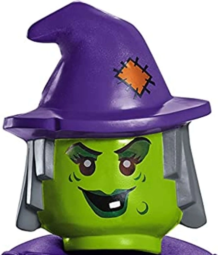 Máscara de bruja LEGO para niños 4+