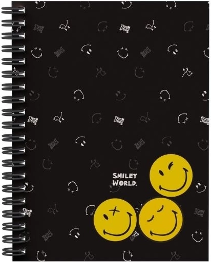 Bloc de anillas A5 con doble espiral SMILEY WORLD