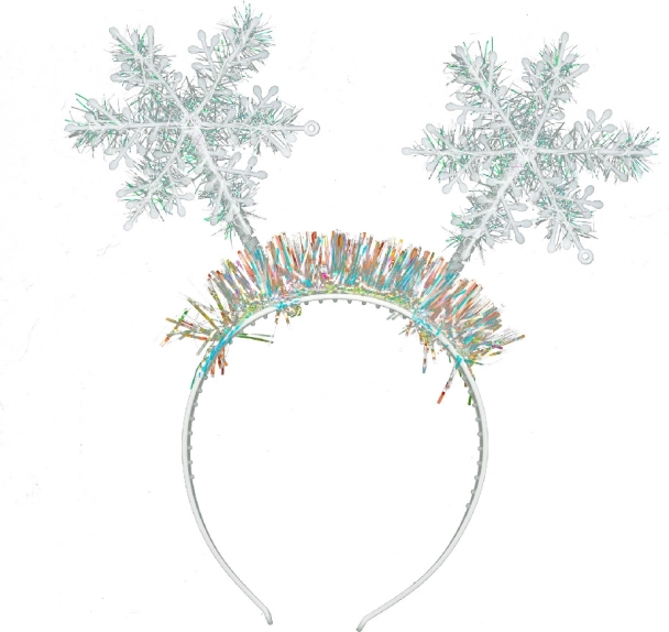 Diadema con Copos de Nieve