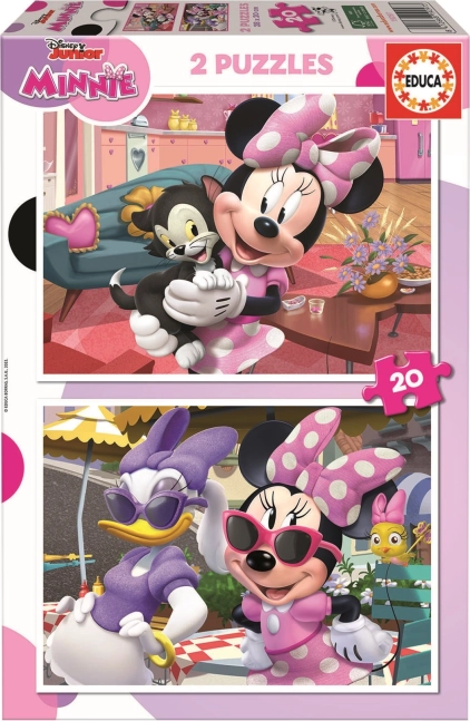 Educa puzzle Minnie 2x20 piezas
