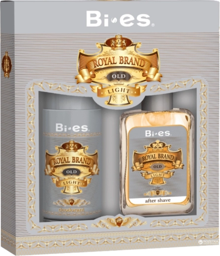 Set de regalo para hombre BI-ES Royal Brand Light – desodorante 150 ml y after shave 100 ml