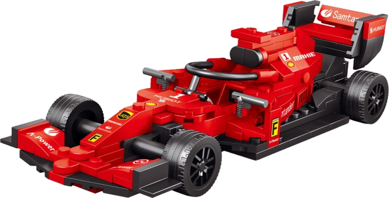 Set de construcción de fórmula roja 20,5 cm