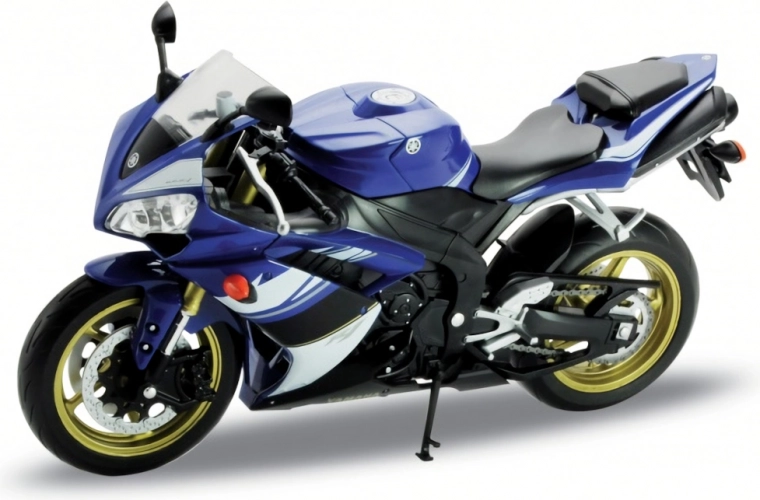 Welly motocicleta Yamaha YZF‑R1 1:10 azul