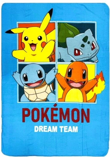 Manta polar Pokémon 100 × 140 cm
