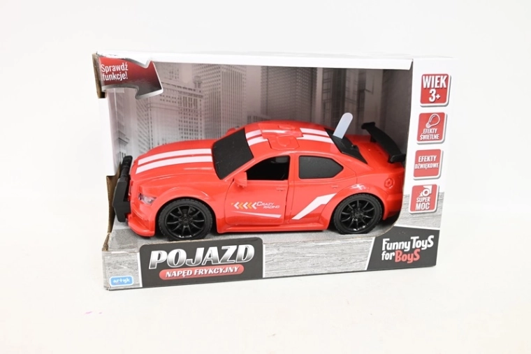 Coche de carreras con luz y sonido 1:20
