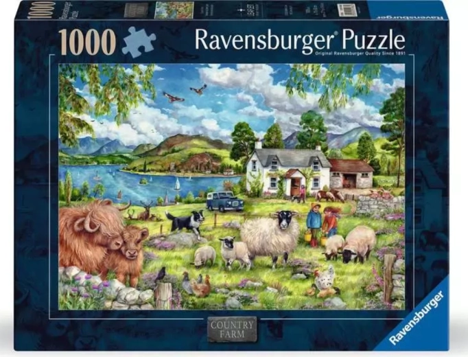 Puzzle Ravensburger granja rural 1000 piezas