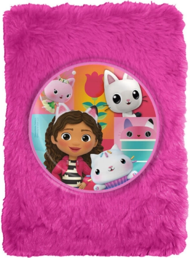 Diario de peluche La casa de muñecas de Gabby fucsia