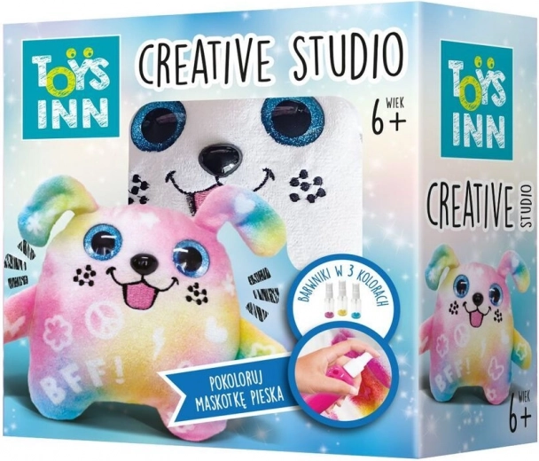 Set creativo Spray Dye: perrito de peluche para colorear
