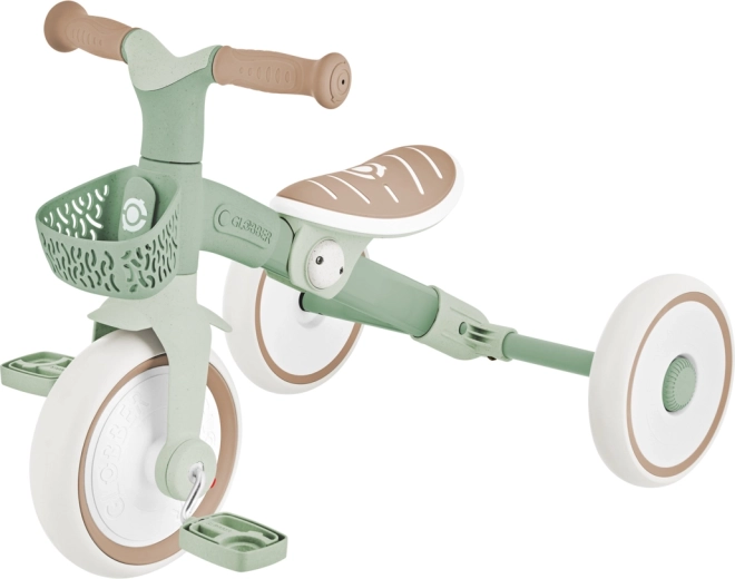 Triciclo de aprendizaje 2v1 plus ecologic triciclo infantil y correpasillos color pistacho