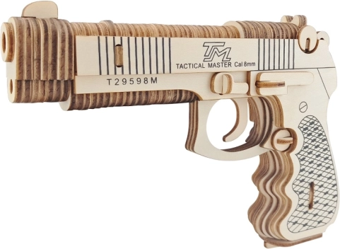 Woodcraft rompecabezas 3D de madera pistola M92F
