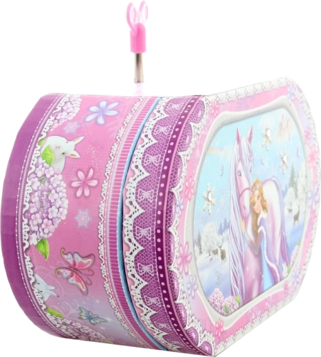Diseño de cuento con unicornio