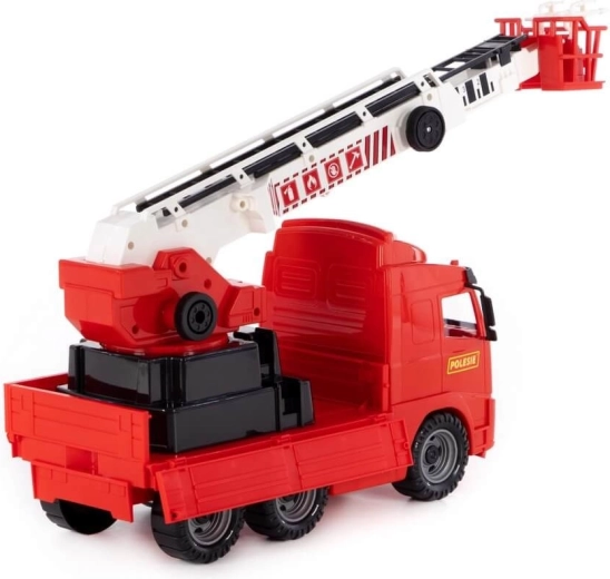 Larga escalera extensible para acciones de rescate