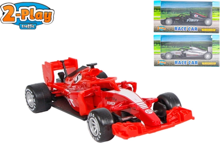 2-Play Traffic fórmula metálica 13 cm – rueda libre, 3 colores