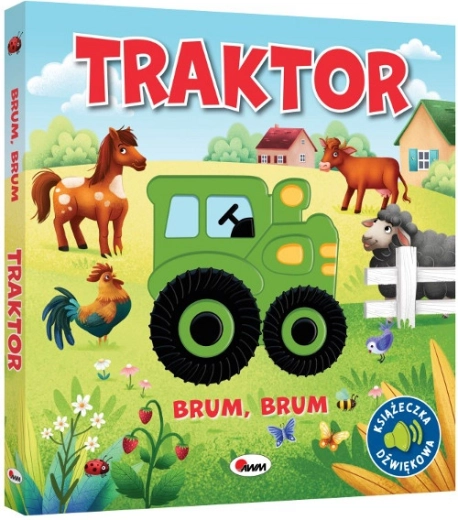 Brum Brum tractor: libro sensorial con sonidos para niños