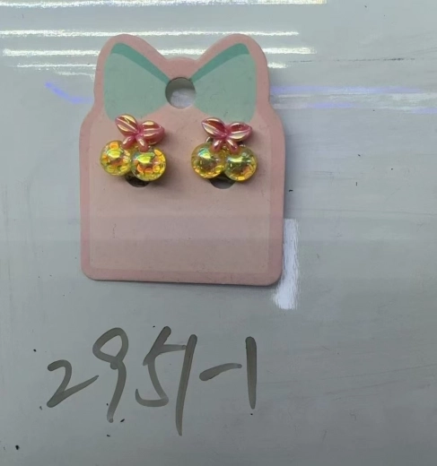 Set de pendientes de cereza