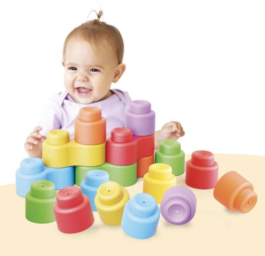 Momy soft bag bloques de construcción blandos 28 piezas