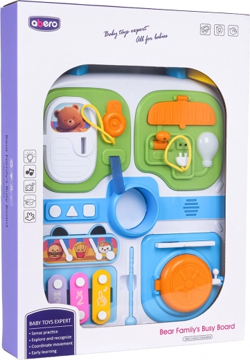 Maletín manipulativo multifuncional para niños – azul