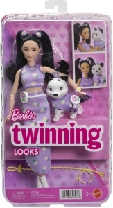 Barbie estilo a juego, muñeca y perrito con accesorios