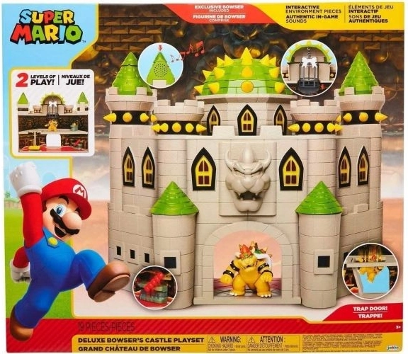 Set de juego Super Mario – Castillo de Bowser con efectos de sonido