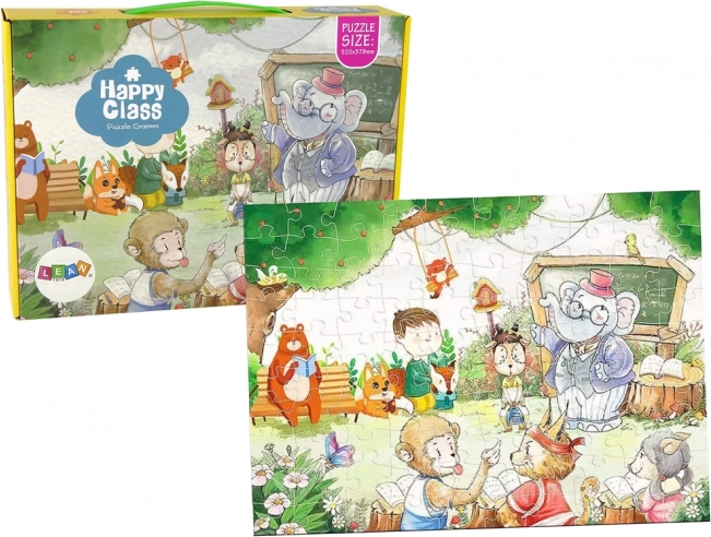 Puzzle Escuela de Animales 100 Piezas