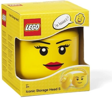 Cabeza de almacenamiento LEGO mini – niña