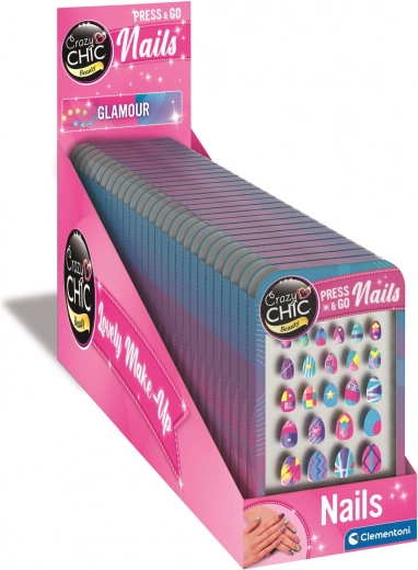 Crazy chic tipsy glamour set infantil de uñas