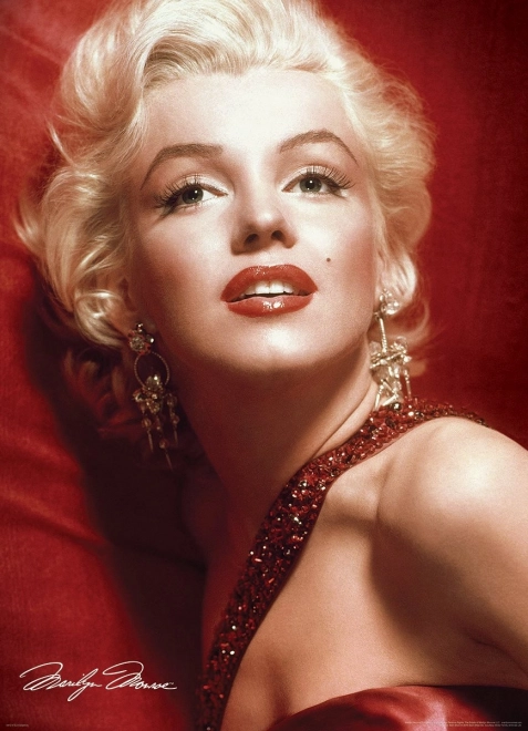 Puzzle MARILYN MONROE – Retrato rojo 1000 piezas