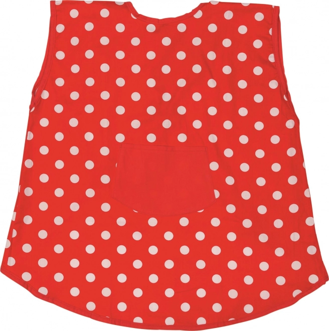 Delantal infantil rojo con lunares GOKI