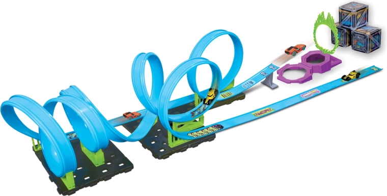 Maisto Cyber Racers Dual Race Challenge pista de carreras 2 en 1