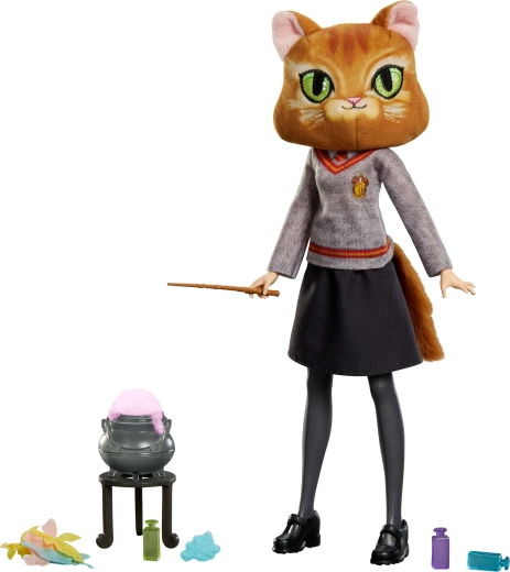 Muñeca articulada con uniforme de Hogwarts