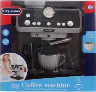 Cafetera infantil con agua y pilas - 1 unidad